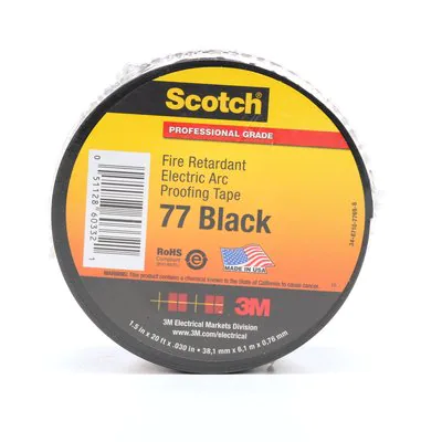 Scotch fire retardant electric arc proofing tape 77